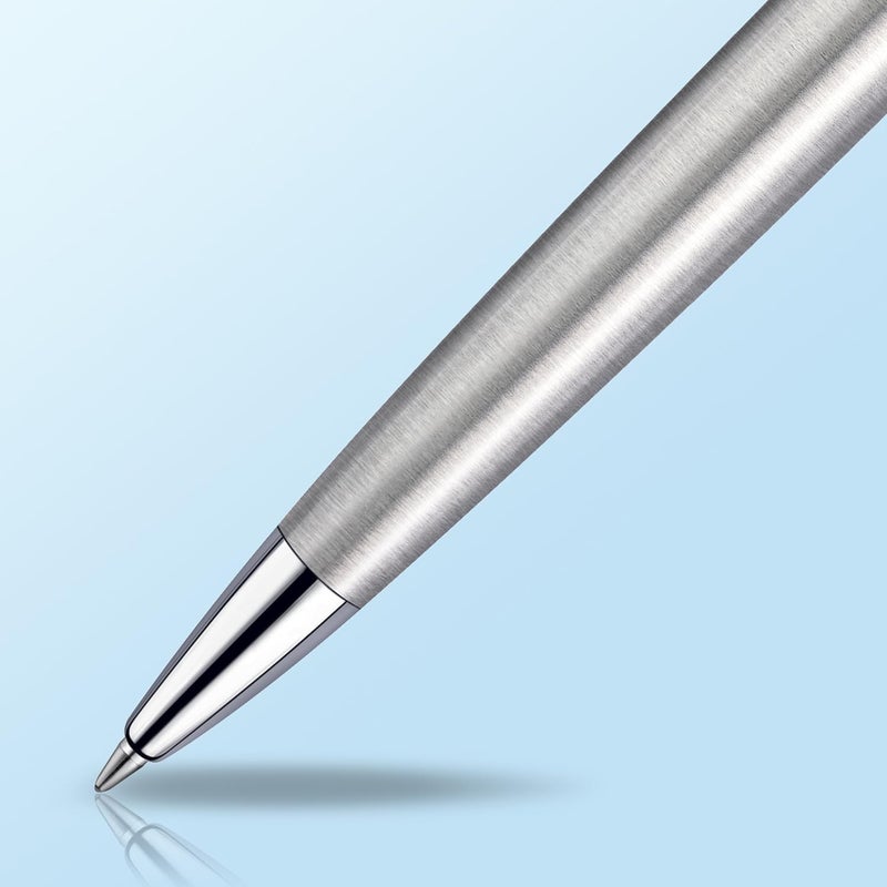 Waterman قلم حبر جاف ووترمان هيميسفير من الفولاذ المقاوم للصدأ مع حواف كروم 9094 - Image 4